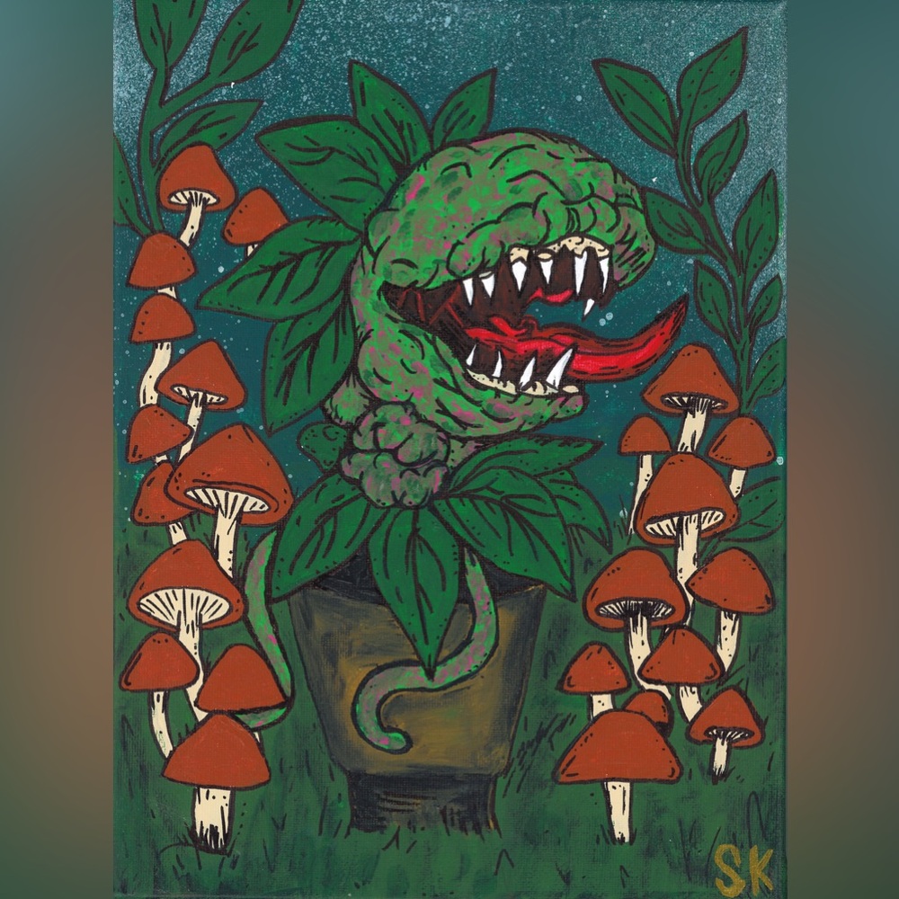 8X10 Lil’ Fly Trap Homie Art Print